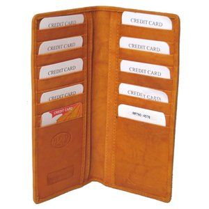 Genuine Cowhide Leather RFID Executive Breast Wallet #4576R